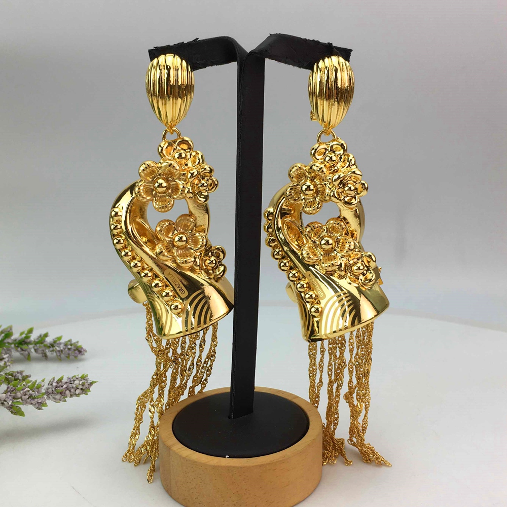 Women Accessories Dubai - Yuminglai-Boucles d'oreilles goutte d'eau pour femmes,