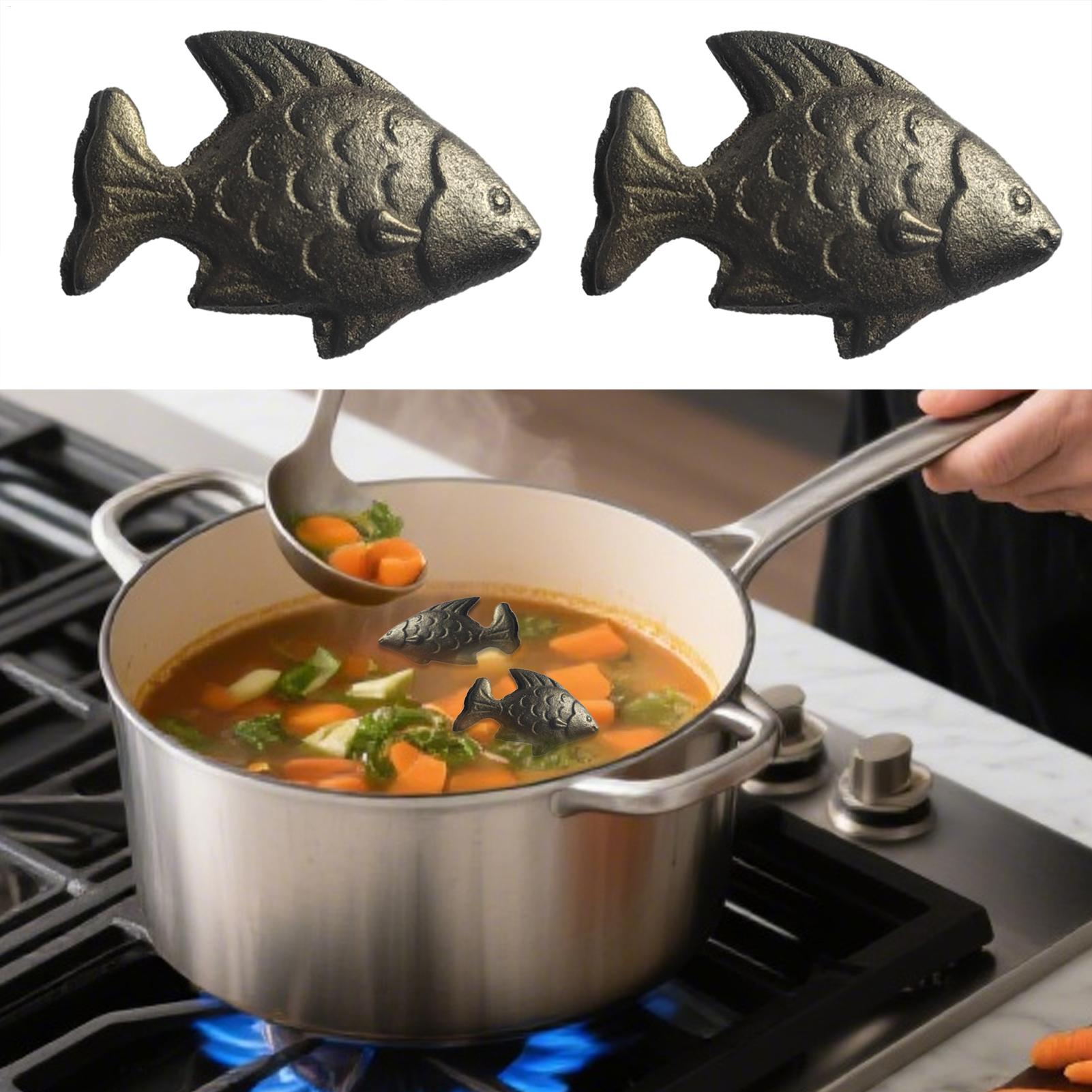 Women Kitchen Accessories - Ustensile de cuisine Iron Fish Naturel,