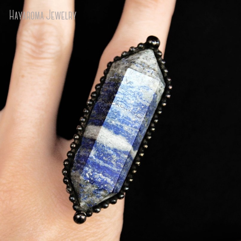 Women'S Emo Accessories - Bague de déclaration réglable en cristal