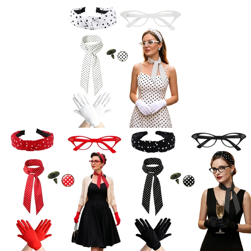 Women'S Accessories In The 1950S - Ensemble de 5 costumes pour femmes