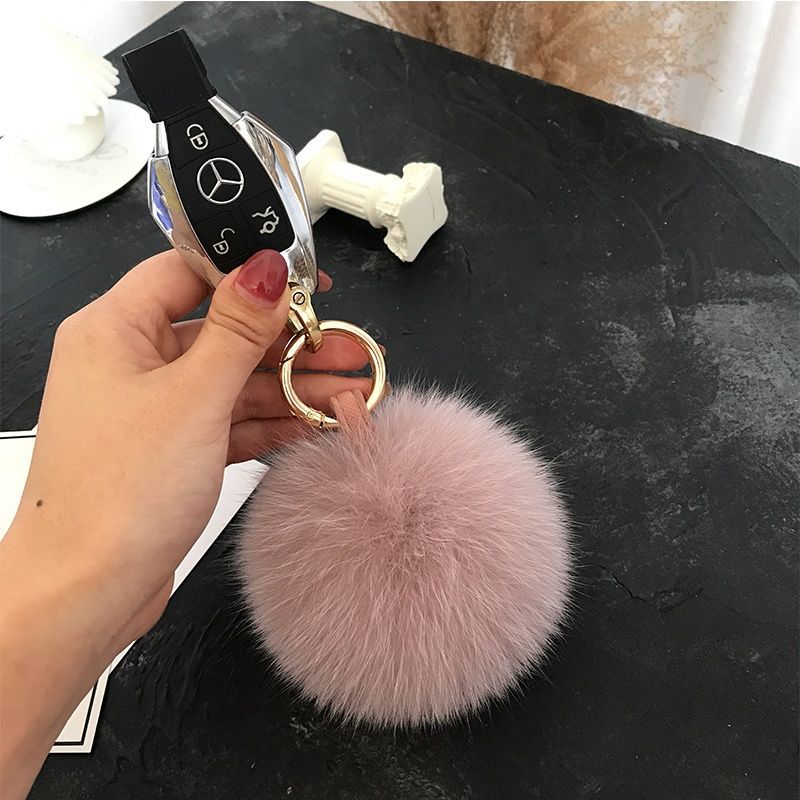 Porte-clés Poms en boule de fo - Women'S Emo Accessories avis et prix