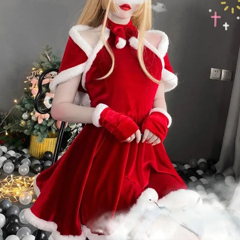 Costume de cosplay de Noël, ro - Women'S Red Accessories avis et prix