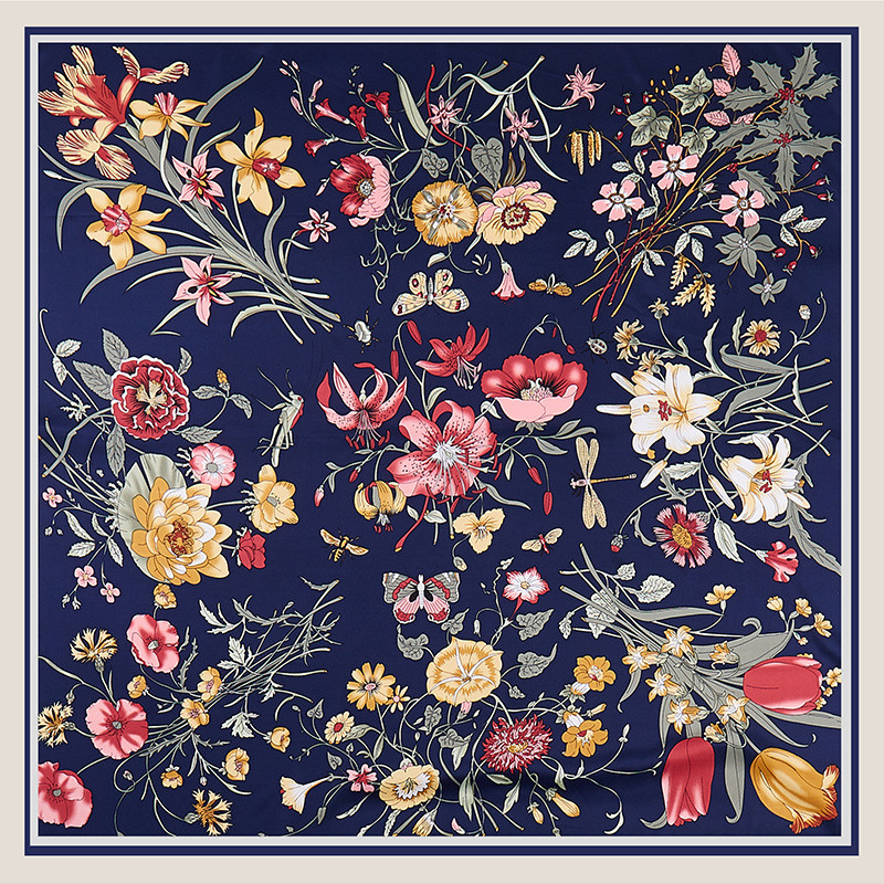 POBING foulard en soie sergé f - Silk Scarf Square avis et prix