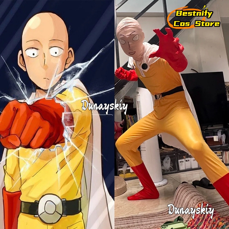 Saitama MAN Cosplay combinaiso - Women'S Red Accessories avis et prix