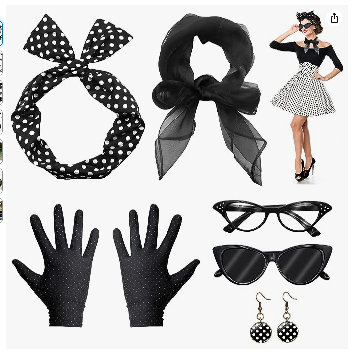 Accessoires de costume Chang p - Women'S Accessories In The 1950S avis et prix